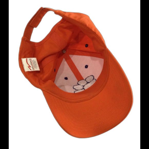 Collegiate Headwear Cap Hat Unisex Adjustable Strap Color Orange Clemson Tigers - Picture 6 of 11